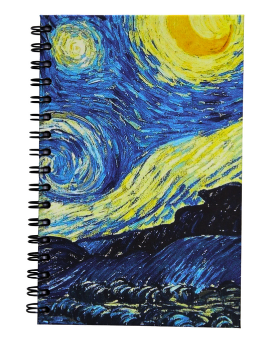 Cuadernos Mestizos, Estilo Francés Con Diseño De La Noche Estrellada.