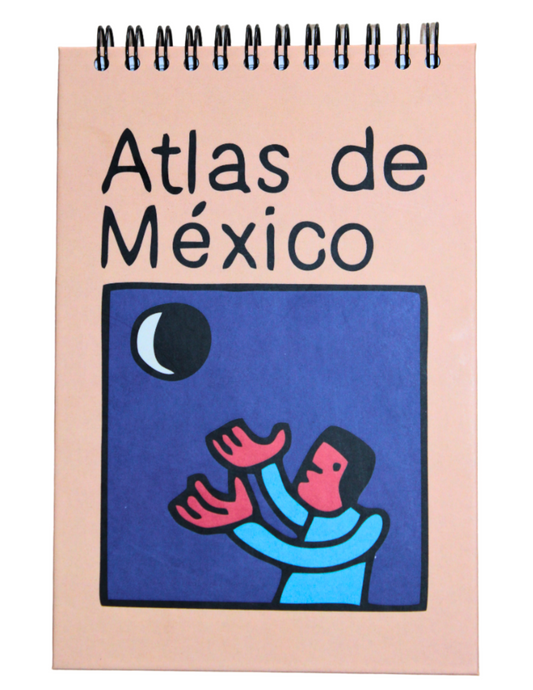 Cuadernos Mestizos, Estilo Francés Con Diseño De Atlas De México.