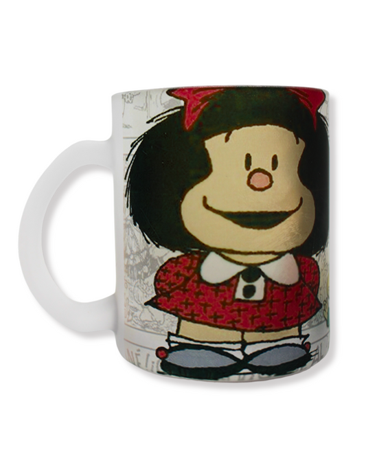 Taza De Vidrio Mafalda