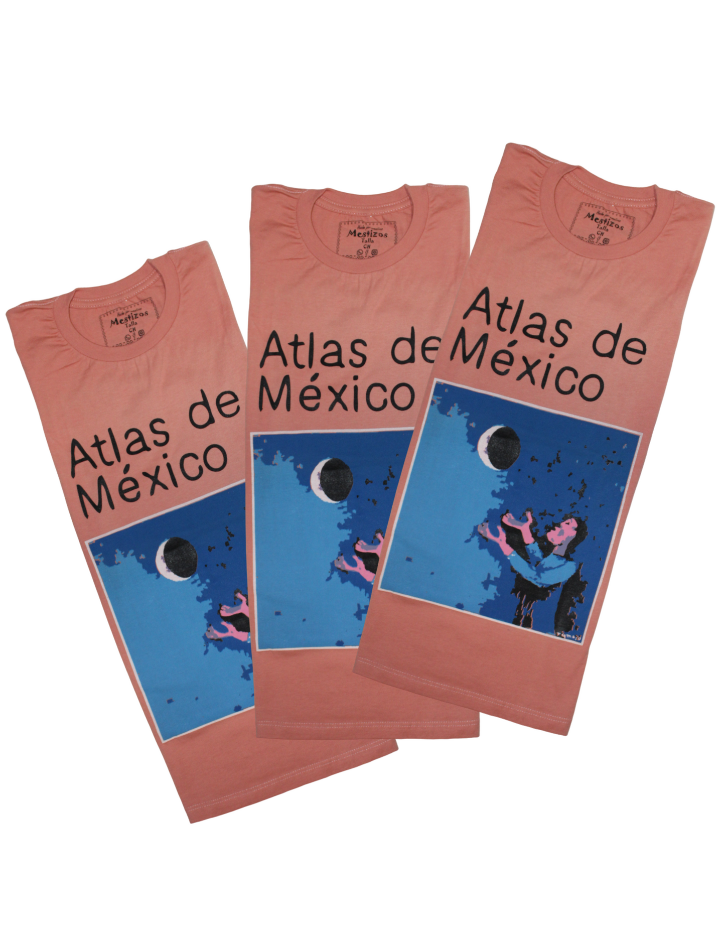 Playera Diseño Atlas de Mèxico Unisex